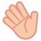 Waving Hand emoji on HTC
